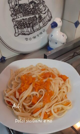 Fettuccine con carote